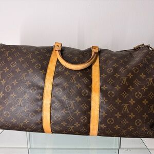 Vintage Louis Vuitton Brown Monogram Duffel Bag